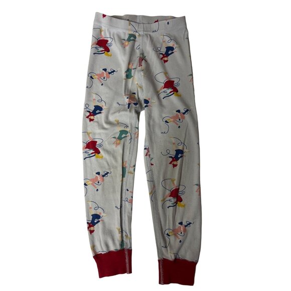 Hanna Andersson Kid's Ice Skating 2 Piece Pajama Set Organic Cotton Size 5 - Picture 7 of 10